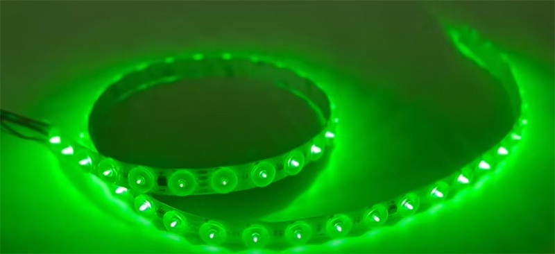 DC24V Diffuse Reflexionen Linse Adressierbarer RGB LED Streifen TM1934 Lichteffekte