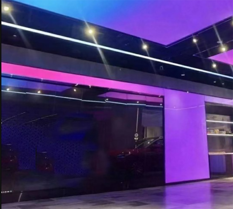 Diffused LED DMX512 RGBW Module Light Application