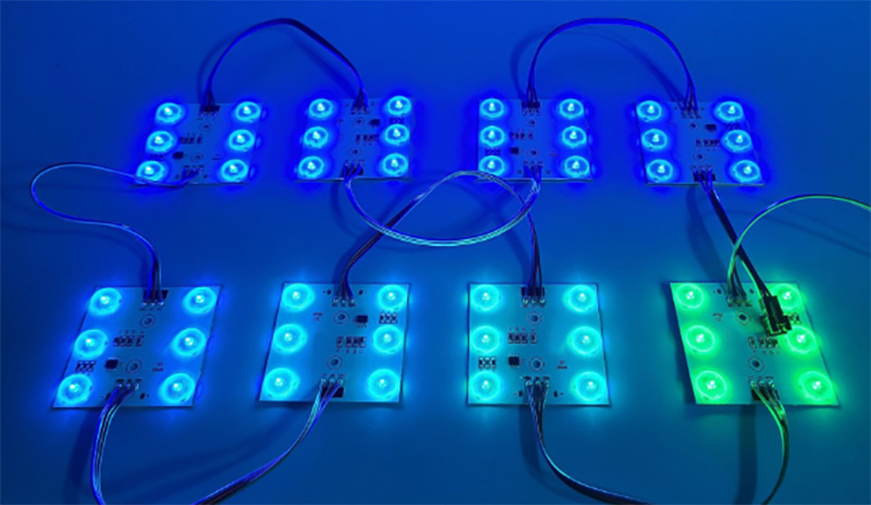 Diffused LED DMX512 RGBW Module Light Lighting Effects