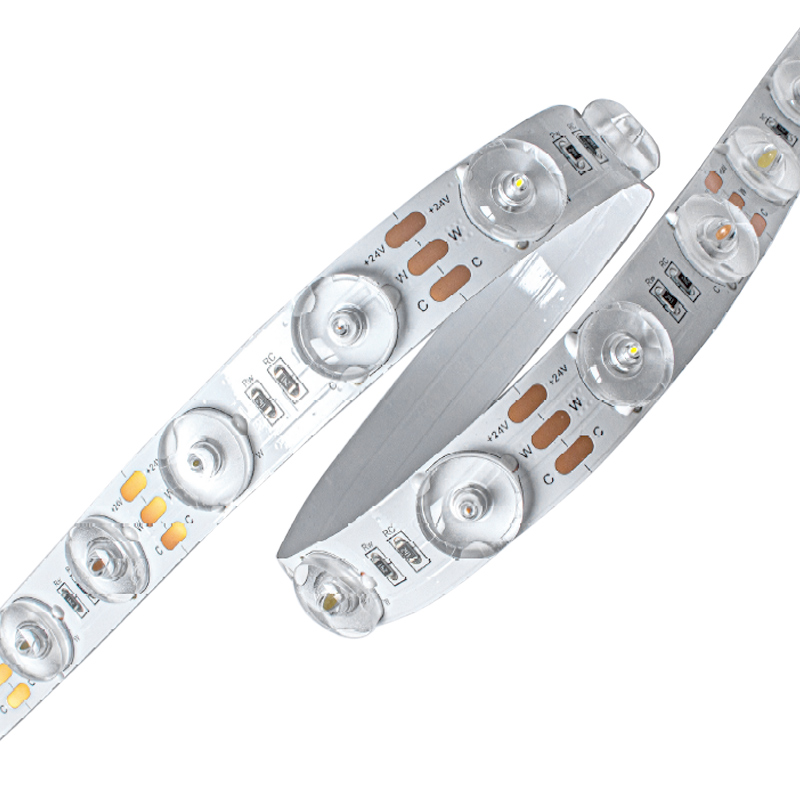 DC24V Diffuslicht-LED-Streifen, abstimmbar, Weiß mit Linse 3030