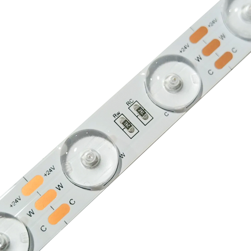 DC24V Diffused Light LED Strip Tunable White with Lens 3030 DC24V Diffused Light LED Strip Tunable White with Lens 3030