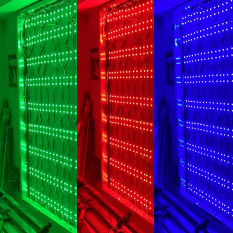 DC24V Diffused RGB LED Sign Modules Light with Lens 175 Degrees DC24V Diffused RGB LED Sign Modules Light with Lens 175 Degrees