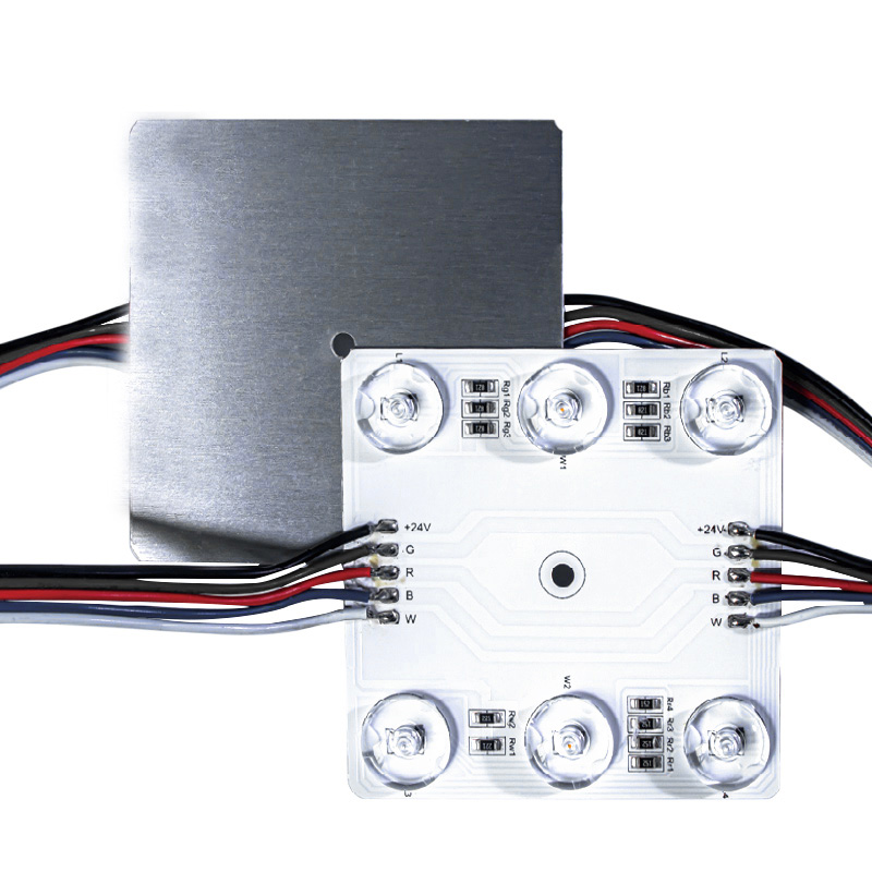 DC24V RGBW LED-Modul Licht Diffuse Reflexionslinse für Leuchtkasten