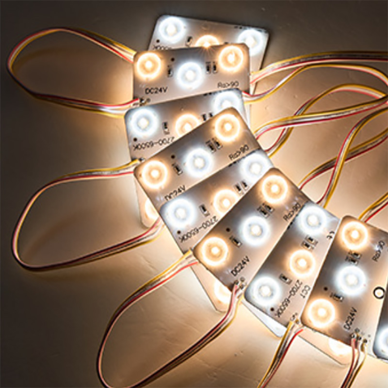 DC24V Tunable White Diffuse Reflective LED Module with Lens DC24V Tunable White Diffuse Reflective LED Module with Lens
