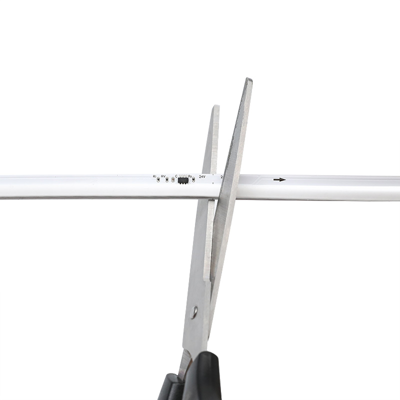 DC24V WS2811 Side Lit Řezný RGBIC LED COB pásek Světlo bez bodu 630 čipů/m 16.4FT DC24V WS2811 Side Lit Řezný RGBIC LED COB pásek Světlo bez bodu 630 čipů/m 16.4FT