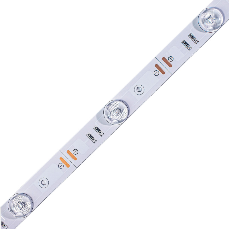 DC24V Bílá 3030 LED čočka Difuzní tuhý LED světelný pásek s podsvícením