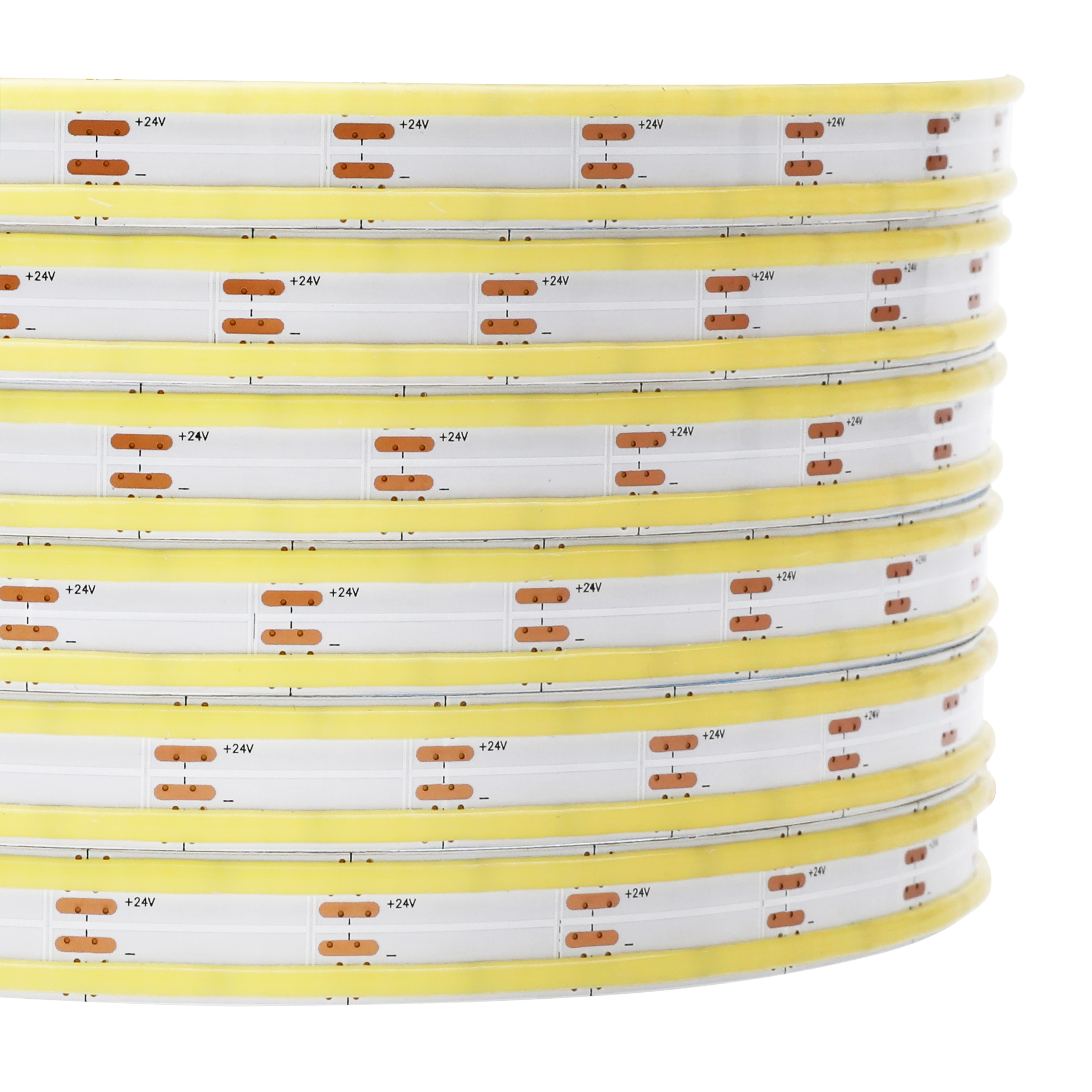 DC24V bílé COB dvouřadé LED páskové světlo Navrženo pro 15mm hliníkový profil DC24V bílé COB dvouřadé LED páskové světlo Navrženo pro 15mm hliníkový profil