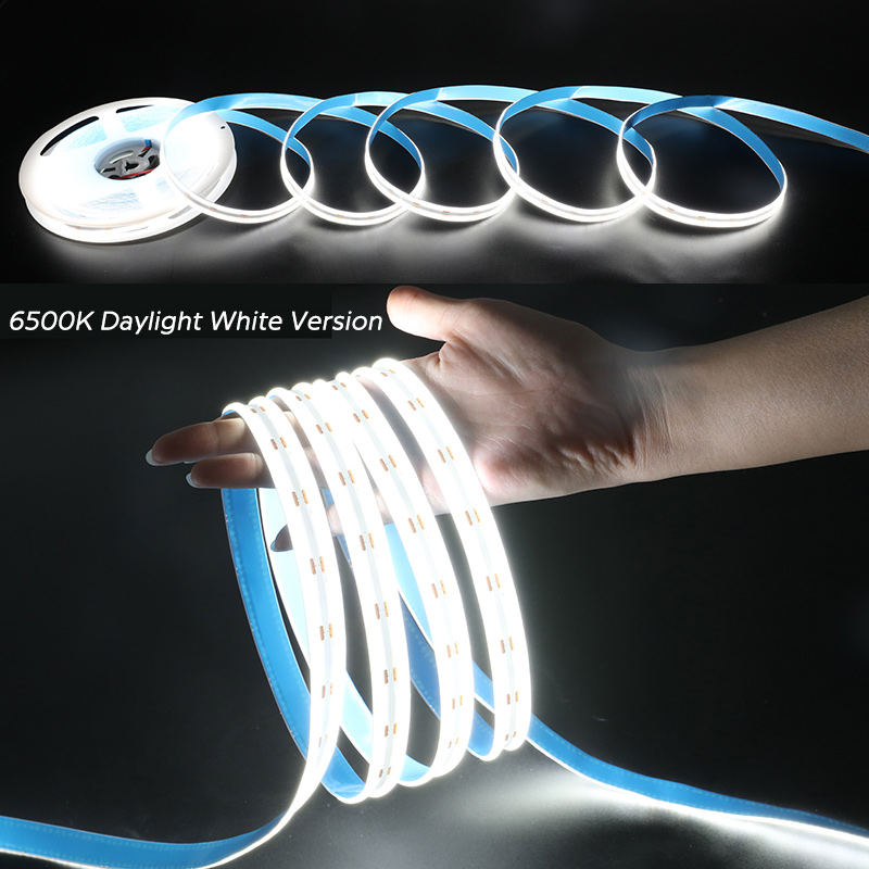 DC24V bílé COB dvouřadé LED páskové světlo Navrženo pro 15mm hliníkový profil DC24V bílé COB dvouřadé LED páskové světlo Navrženo pro 15mm hliníkový profil