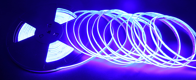 DC48V 10mm Dimmbare COB-LED-Streifen-Lichteffekte