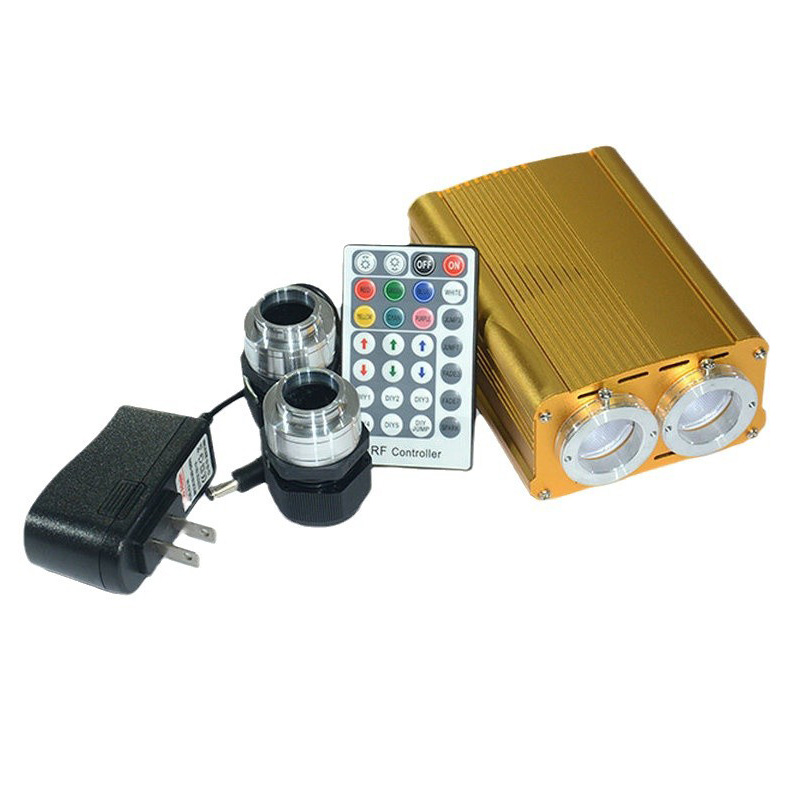 32W Double Head RGBW RF LED Fiber Optic Light Source