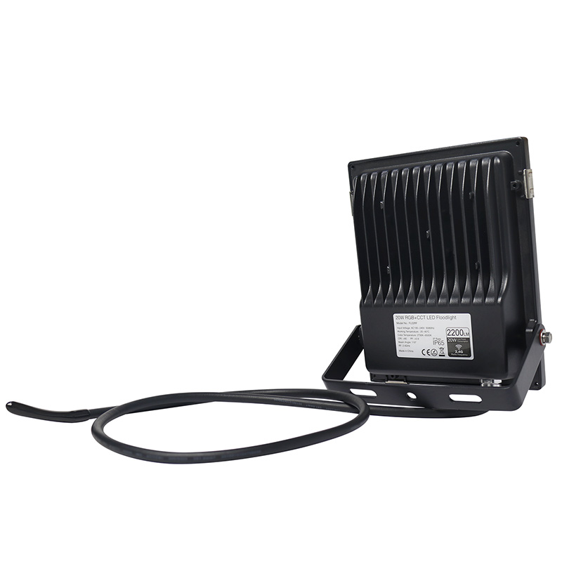 FL02RF RF dálkový vysokonapěťový RGBCCT 20W LED světlomet FL02RF RF dálkový vysokonapěťový RGBCCT 20W LED světlomet