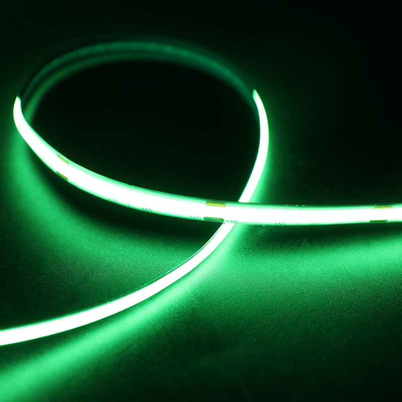 High CRI 90 SMD2110 3.28Ft 384/480Chips Green Color Light Flexible COB LED Strip Lights - DC12/24V - 16.4ft/5m per Roll High CRI 90 SMD2110 3.28Ft 384/480Chips Green Color Light Flexible COB LED Strip Lights - DC12/24V - 16.4ft/5m per Roll