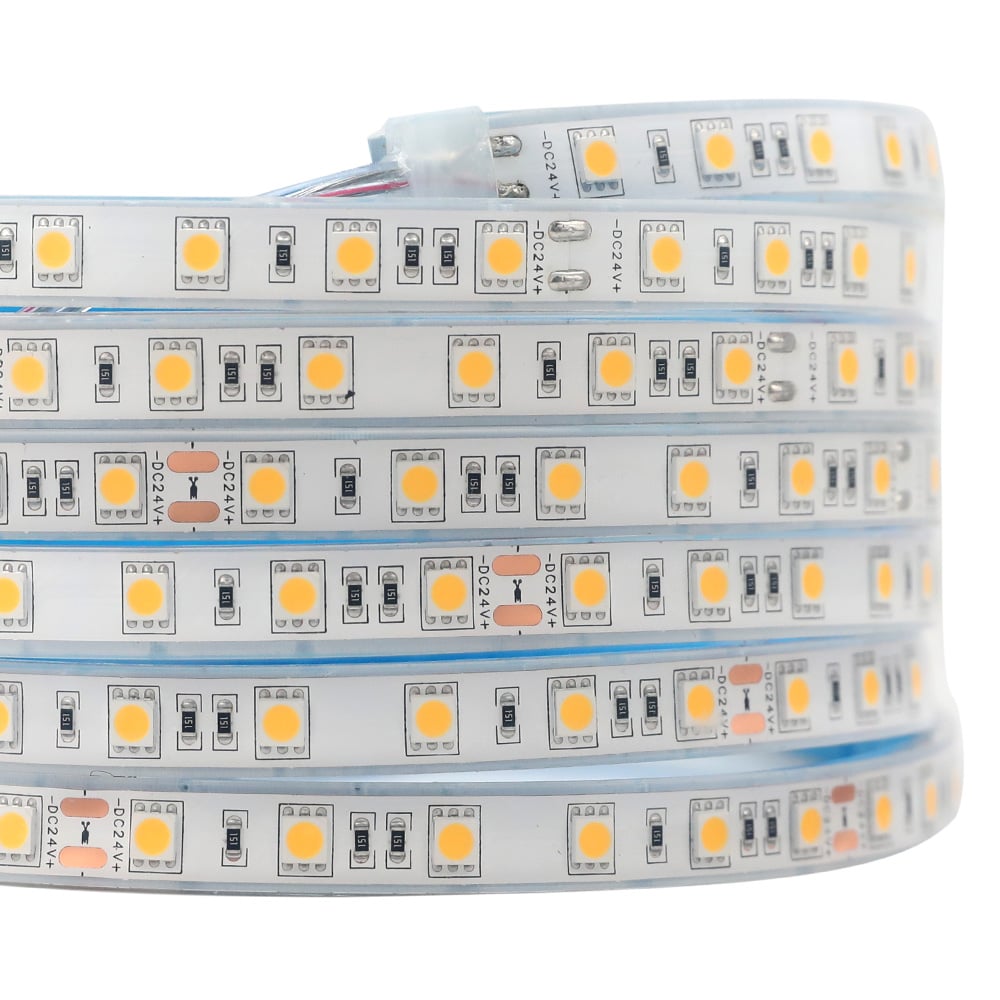 Single Row Series DC12/24V 5050SMD 300LEDs Flexible LED Strip Lights Highest level Waterproof IP68 16.4ft Per Reel By Sale Single Row Series DC12/24V 5050SMD 300LEDs Flexible LED Strip Lights Highest level Waterproof IP68 16.4ft Per Reel By Sale