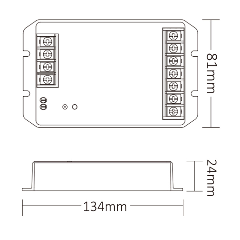 HW2 30A Tuya CCT LED světelné proužky Bluetooth WiFi ovladač HW2 30A Tuya CCT LED světelné proužky Bluetooth WiFi ovladač