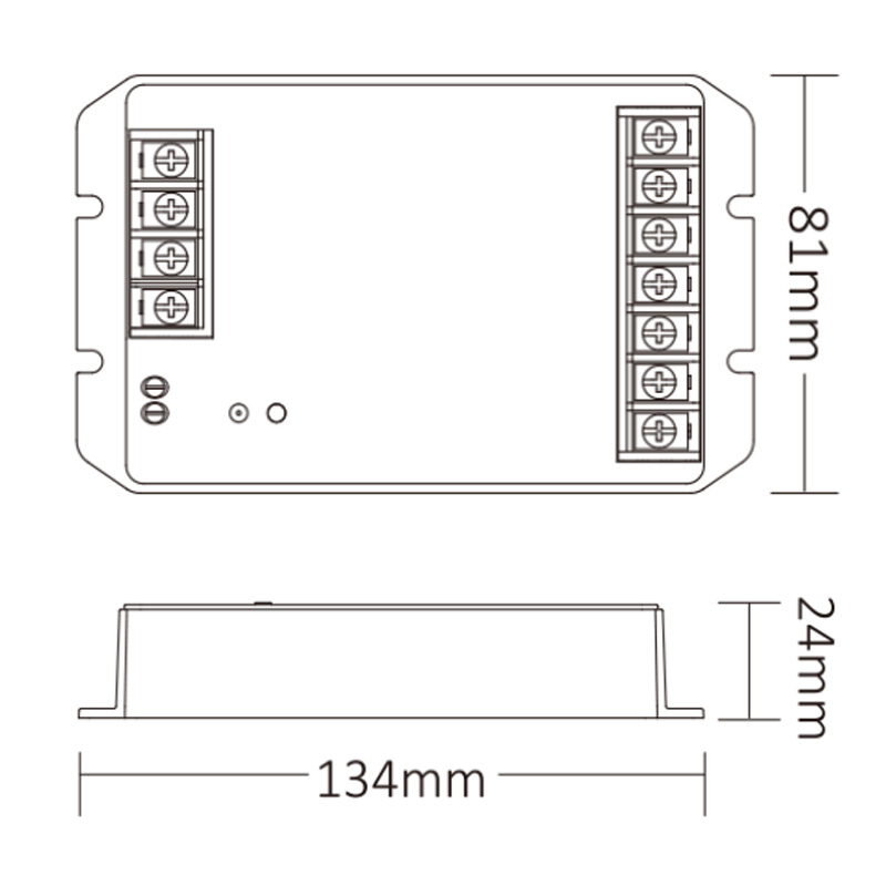 HW5 30A RF 5v1 Tuya Bluetooth WiFi LED páskový ovladač HW5 30A RF 5v1 Tuya Bluetooth WiFi LED páskový ovladač