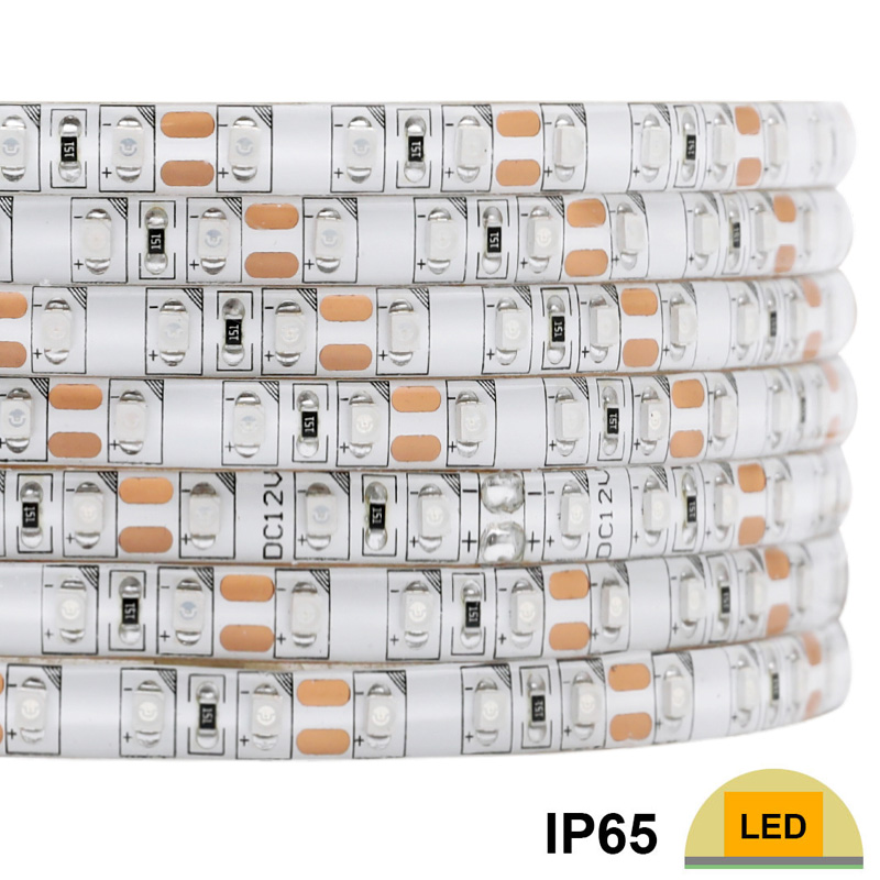 Einreihige Serie DC12/24V 2835SMD 600LEDs Flexible LED-Streifenleuchten Heimbeleuchtung Wasserdicht IP65 16.4 Fuß pro Rolle im Angebot