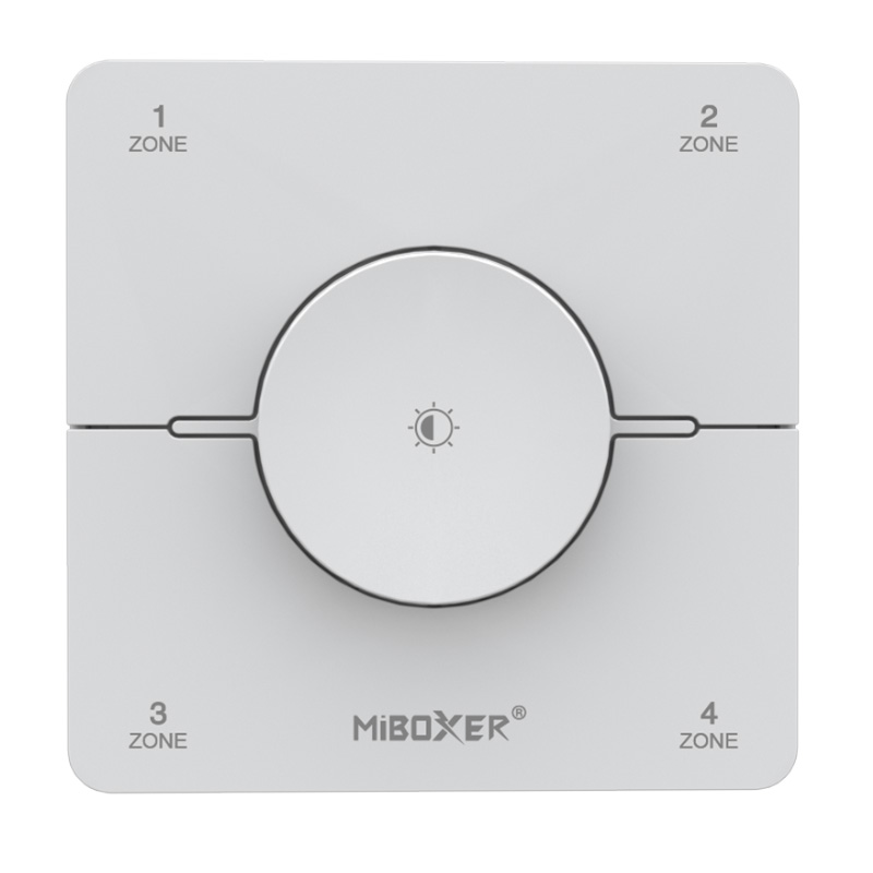 K0S RF 4-Zonen CCT Dreh-LED-Panel Fernbedienungsdimmer K0S RF 4-Zonen CCT Dreh-LED-Panel Fernbedienungsdimmer