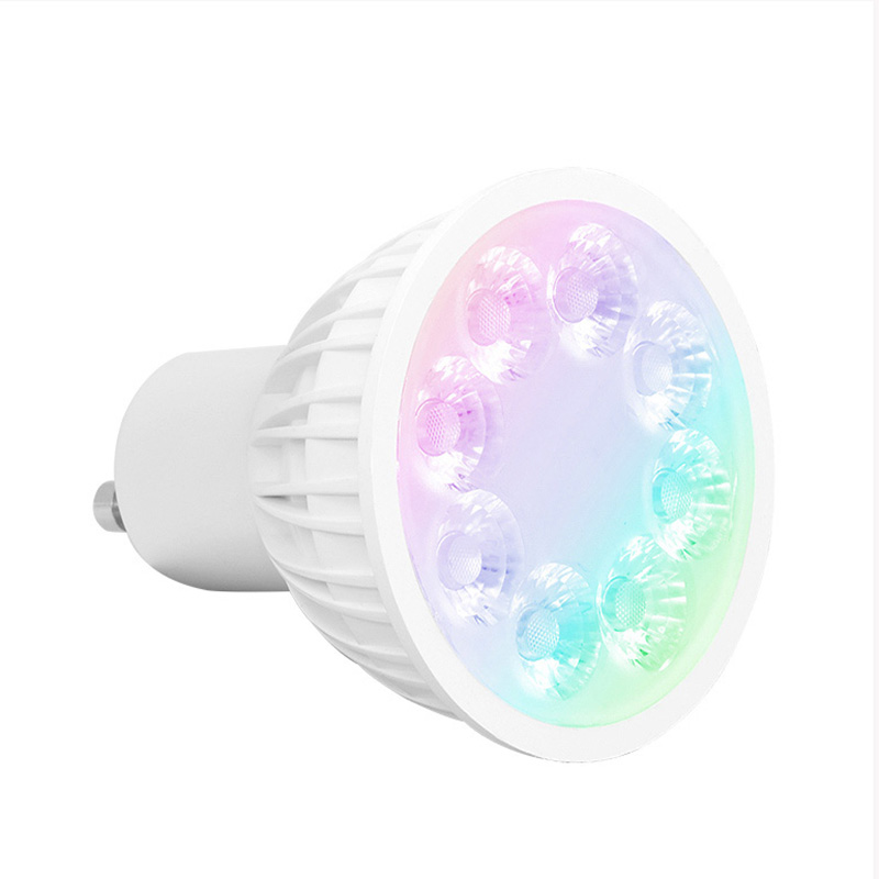 LM080Z Stmívatelné 4W GU10 RGB CCT LED Zigbee reflektor LM080Z Stmívatelné 4W GU10 RGB CCT LED Zigbee reflektor