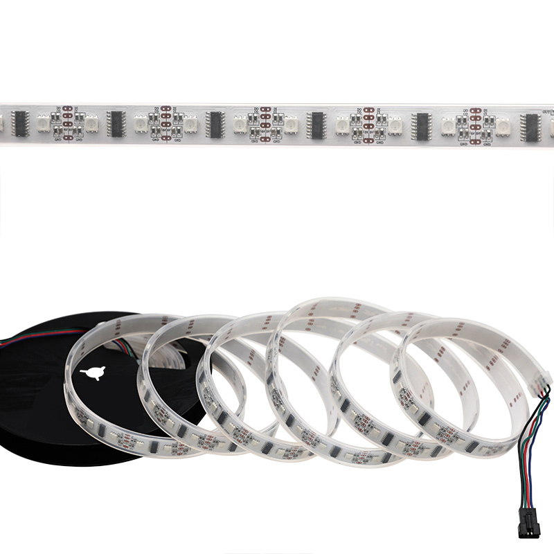 LPD8806 DC5V-Serie, flexible LED-Lichtleisten, programmierbare Pixel-Vollfarbverfolgung, Verwendung im Innenbereich, 300 LEDs, 16.4 Fuß pro Rolle, im Angebot LPD8806 DC5V-Serie, flexible LED-Lichtleisten, programmierbare Pixel-Vollfarbverfolgung, Verwendung im Innenbereich, 300 LEDs, 16.4 Fuß pro Rolle, im Angebot
