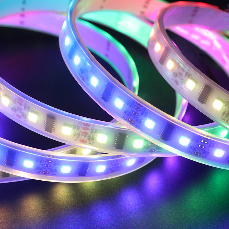 LPD8806 DC5V-Serie, flexible LED-Lichtleisten, programmierbare Pixel-Vollfarbverfolgung, Verwendung im Innenbereich, 300 LEDs, 16.4 Fuß pro Rolle, im Angebot LPD8806 DC5V-Serie, flexible LED-Lichtleisten, programmierbare Pixel-Vollfarbverfolgung, Verwendung im Innenbereich, 300 LEDs, 16.4 Fuß pro Rolle, im Angebot