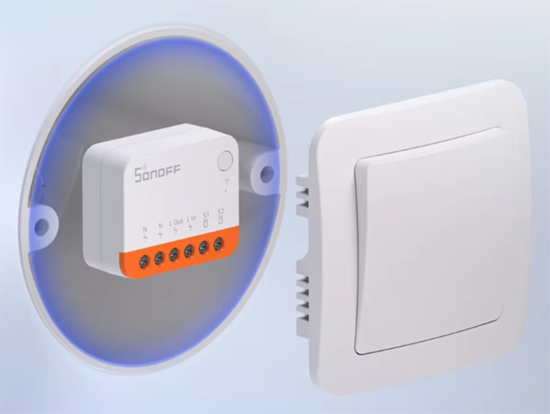 MINIR4 MINI LED-Licht WiFi Relaisschaltermodul für Smart Home-Anwendung