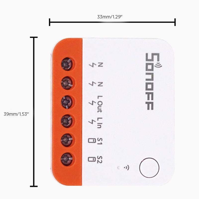 MINIR4 MINI LED-Licht WiFi Relais Schalter Modul für Smart Home MINIR4 MINI LED-Licht WiFi Relais Schalter Modul für Smart Home