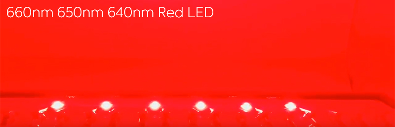 660nm 650nm 640nm Red Light LED 3535 SMD