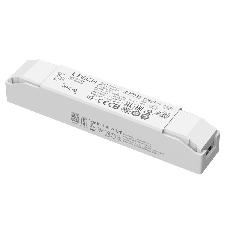 SE-6-100-450-G1T 6W CC 100 bis 450mA Triac LED-Dimmtreiber