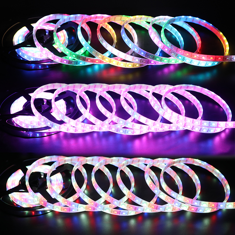 SK6812 12V RGB W unabhängig adressierbare LED-Streifenlichter 64 LEDs / m SK6812 12V RGB W unabhängig adressierbare LED-Streifenlichter 64 LEDs / m