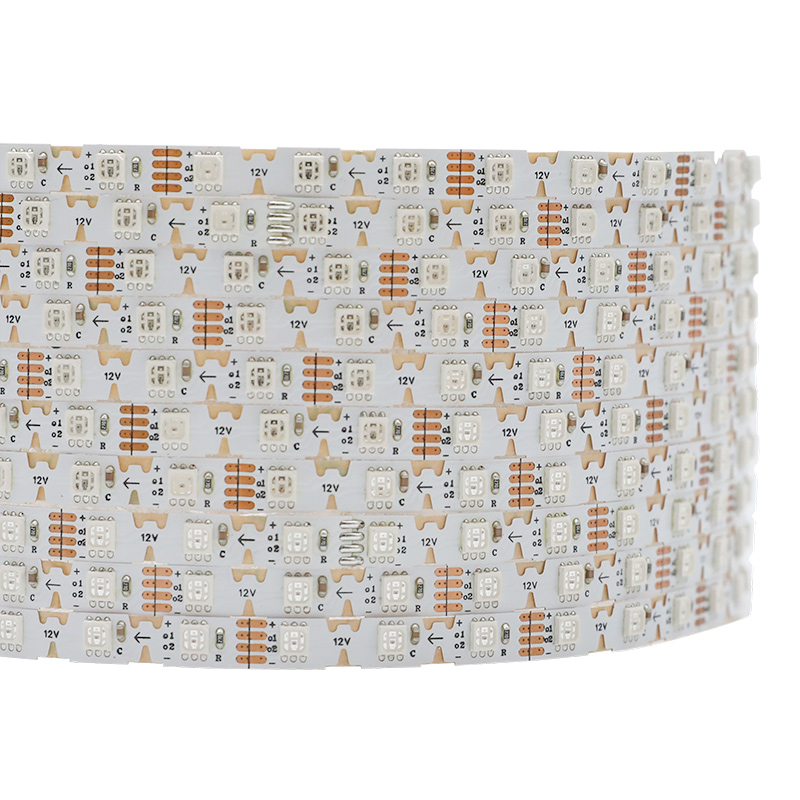 SK6813 DC12V Schmales, einzeln adressierbares Zickzack-RGB-LED-Bandlicht