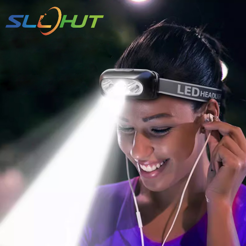 SLLHUT Ultra Bright Rechargeable Portable LED Headlamp for Night Fishing