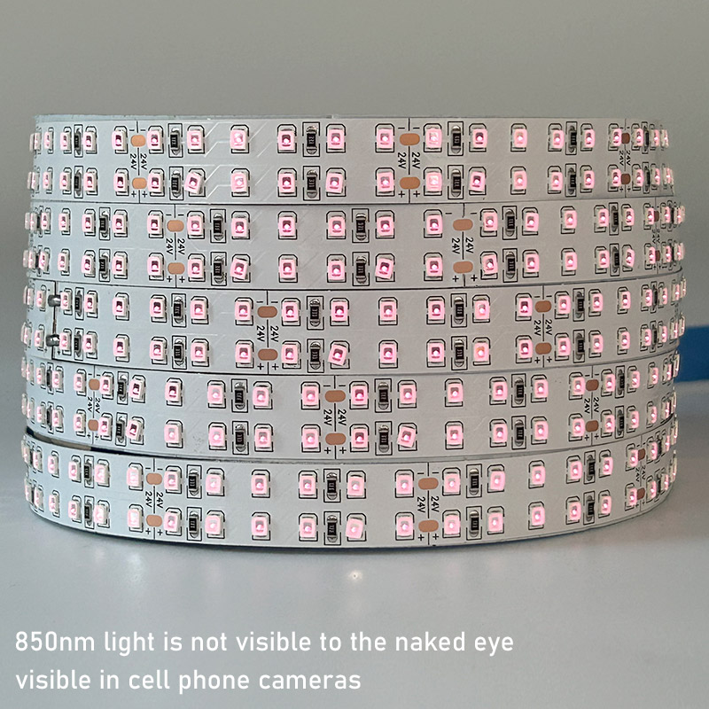SMD2835 Dual Row Higher Power 95W IR Led 850nm Strip SMD2835 Dual Row Higher Power 95W IR Led 850nm Strip