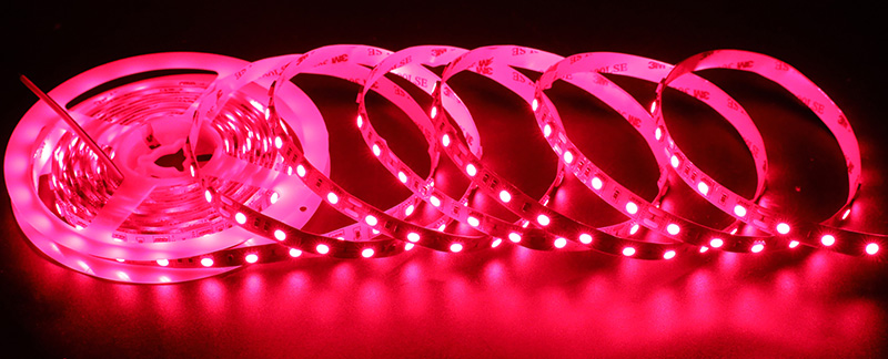 SMD5050 300LEDs 660nm LED pásek s červeným světlem