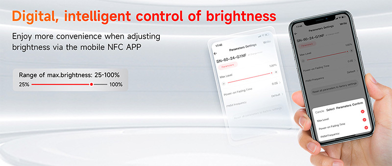 SN-15-100-450-G1NF NFC Compact Non Dimmable Soft Start CC LED Driver