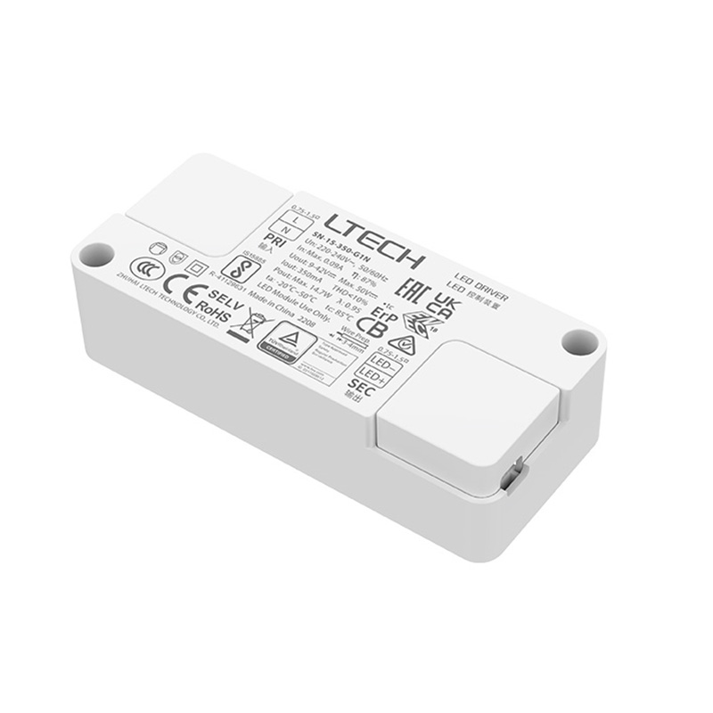 SN-15-350-G1N 350mA nestmívatelný energeticky úsporný CC LED ovladač světla SN-15-350-G1N 350mA nestmívatelný energeticky úsporný CC LED ovladač světla