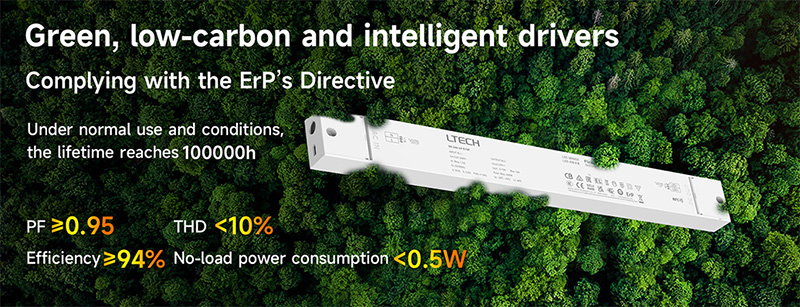SN-30-24-G1NF 30W 24V Efektivní NFC CV nestmívatelný ovladač LED světla