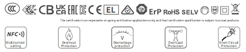 SN-45-300-1050-G1NF NFC Energy Saving CC Non Dimmable LED Driver