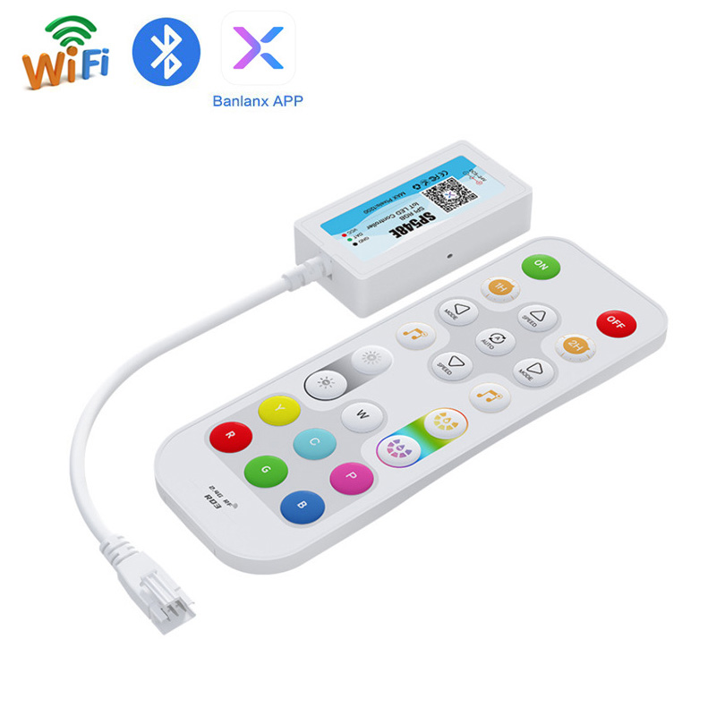 SP548E Smart BanlanX Mini 3-Key 1200 RGBIC Pixel Light Controller SP548E Smart BanlanX Mini 3-Key 1200 RGBIC Pixel Light Controller