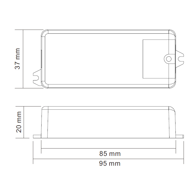 SR-2303S 12 bis 48 VDC DALI2 DT6 Push-LED-Einzelfarbdimmer SR-2303S 12 bis 48 VDC DALI2 DT6 Push-LED-Einzelfarbdimmer