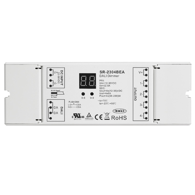SR-2304BEA CV PWM DALI 4-Kanal dimmbarer LED-Controller