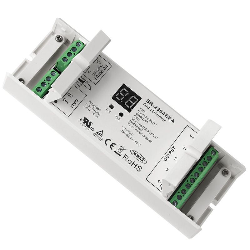 SR-2304BEA CV PWM DALI 4-Kanal dimmbarer LED-Controller SR-2304BEA CV PWM DALI 4-Kanal dimmbarer LED-Controller