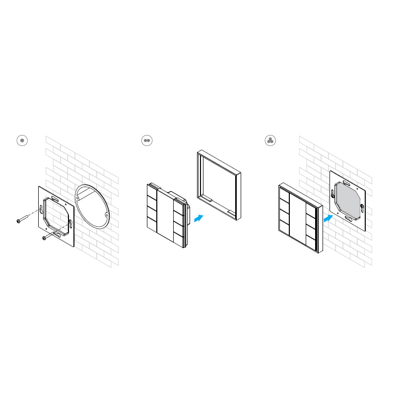 SR-2422NK2-DIM-G1 Single Color LED DALI Push Button Panel Dimmer SR-2422NK2-DIM-G1 Single Color LED DALI Push Button Panel Dimmer