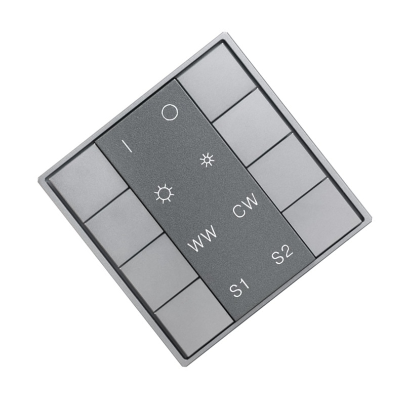 SR-2422NK8-CCT-G1-S2 CCT LED DALI Wandpanel Ferndrucktaster SR-2422NK8-CCT-G1-S2 CCT LED DALI Wandpanel Ferndrucktaster