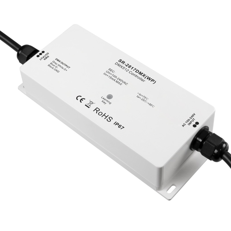 SR-2817DMX (WP) Wasserdichter RF-DMX-Controller für LED-Streifenlichter