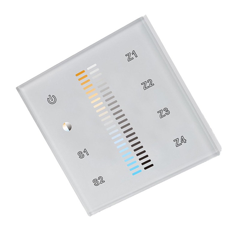 SR-2830BDMX Wall CCT LED Strip Dmx512 Control Panel Master SR-2830BDMX Wall CCT LED Strip Dmx512 Control Panel Master