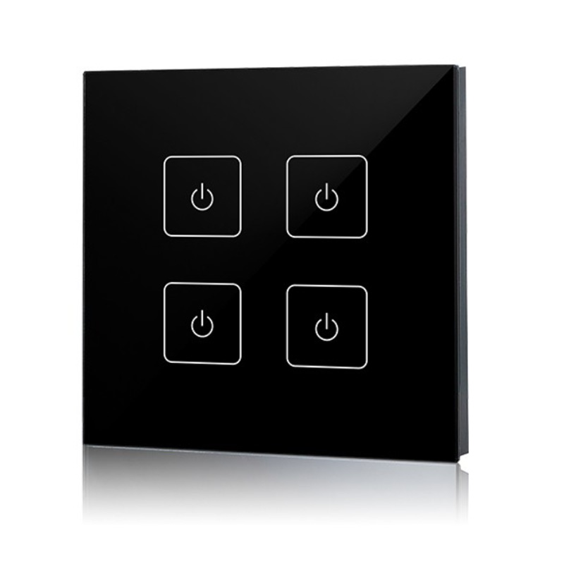 SR-2833T2 RF AC and DC Universal 4 Zones White LED Touch Panel