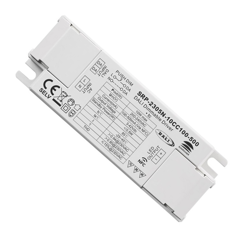 SRP-2305N-10CC100-500 10W CC Dimmbarer LED DT6 NFC DALI-Treiber