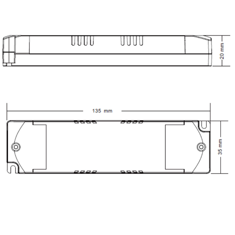 SRP-2305N-12CC100-700 CC 12W NFC DALI ovladač stmívání LED SRP-2305N-12CC100-700 CC 12W NFC DALI ovladač stmívání LED
