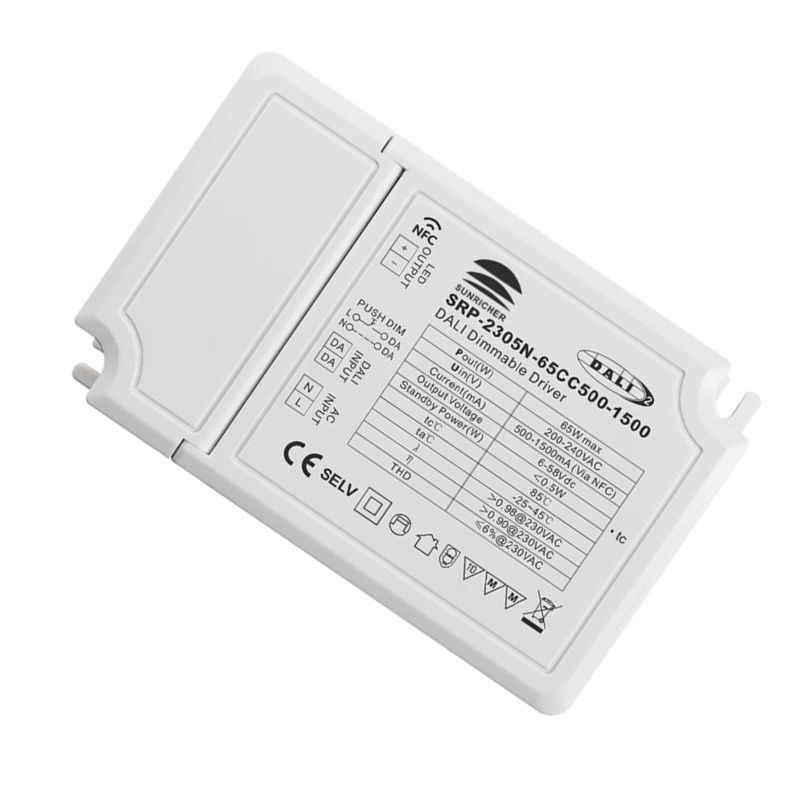 SRP-2305N-65CC500-1500 65W CC 500 bis 1500mA LED-Treiber DALI NFC