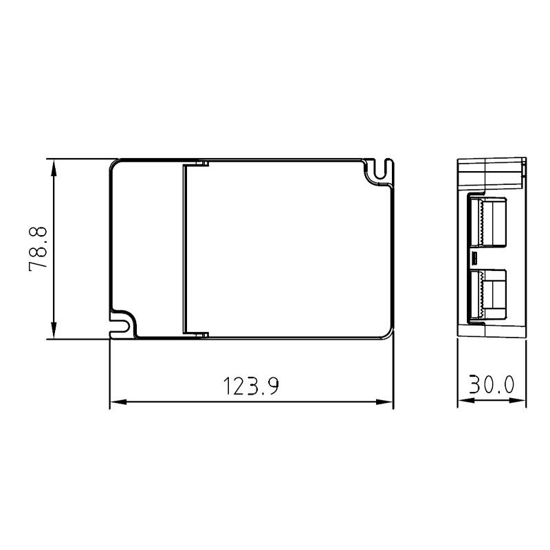 SRP-2305N-65CC500-1500 65W CC 500 bis 1500mA LED-Treiber DALI NFC SRP-2305N-65CC500-1500 65W CC 500 bis 1500mA LED-Treiber DALI NFC